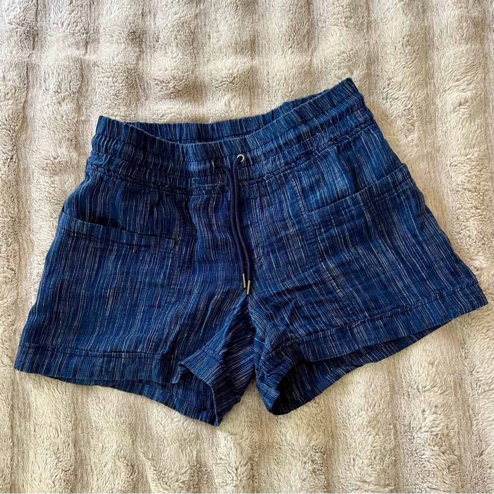 Athleta Cabo Linen Shorts